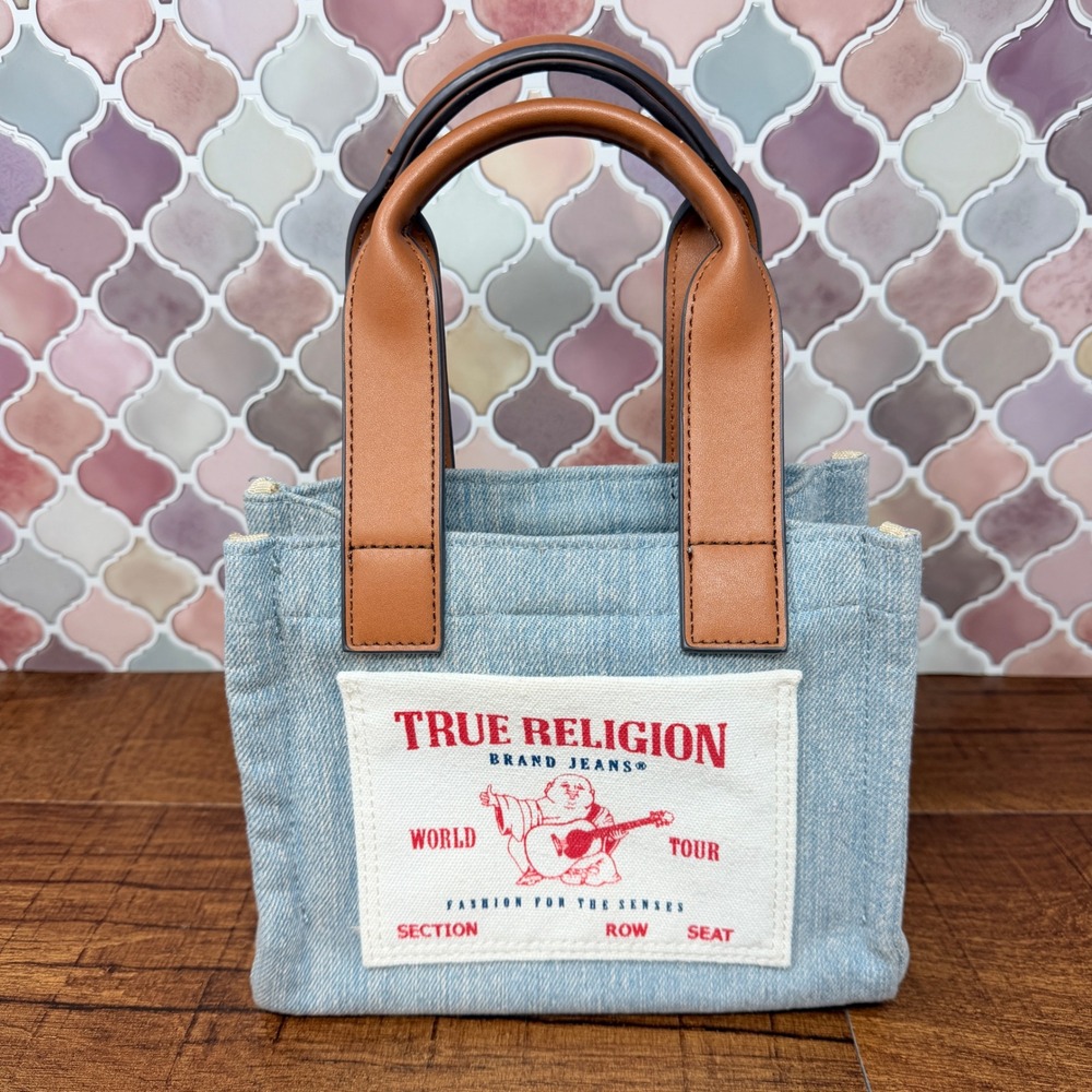 True Religion‎ Denim Mini Tote Bag